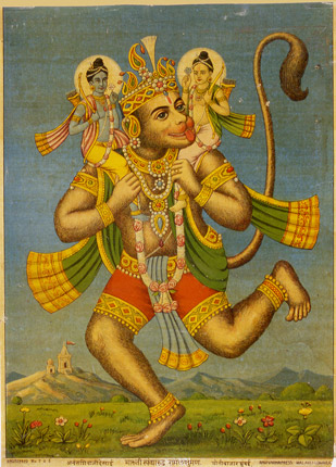 Hanuman, Ravi Varma Press