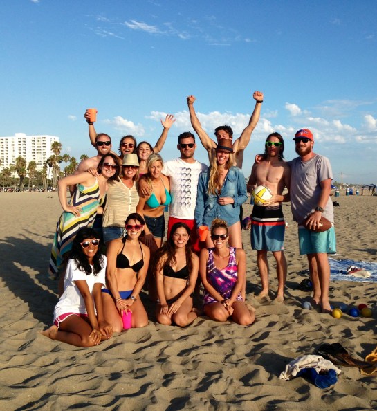 Game Day at the beach