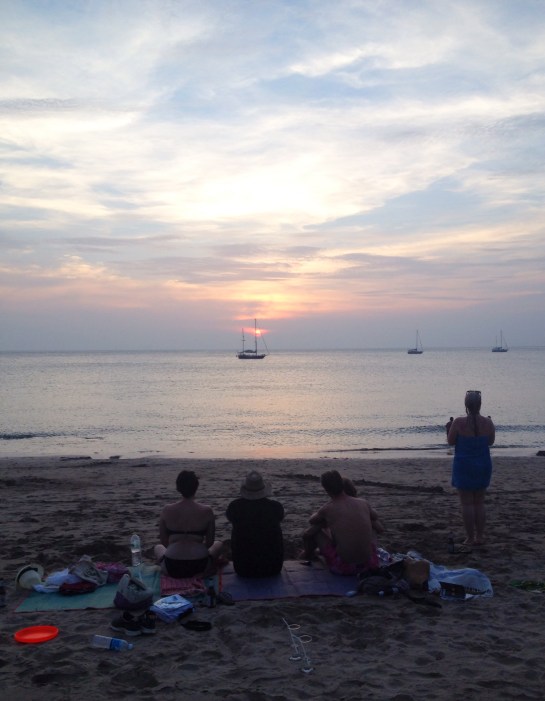 Watching the first sunset of 2014