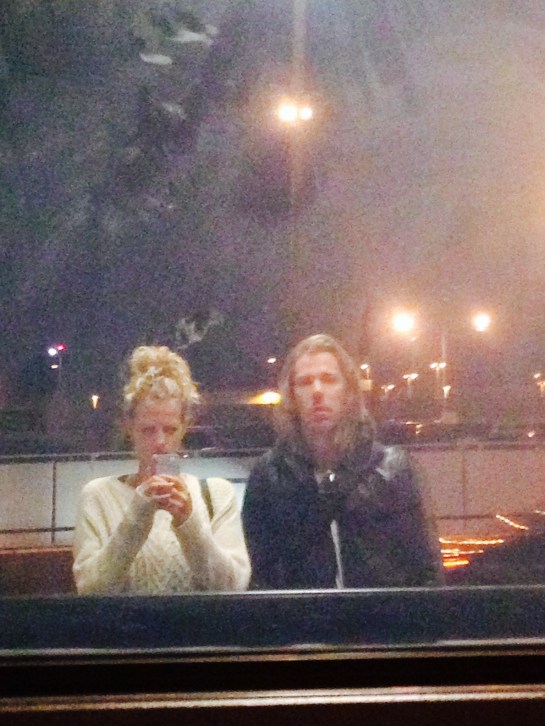 Me and Albert waiting to be picked up from the airport after our Denver, Vail, Evergreen, Boulder trip. 