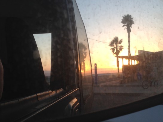 Wednesday 6:10pm. The sunset after a surf. 