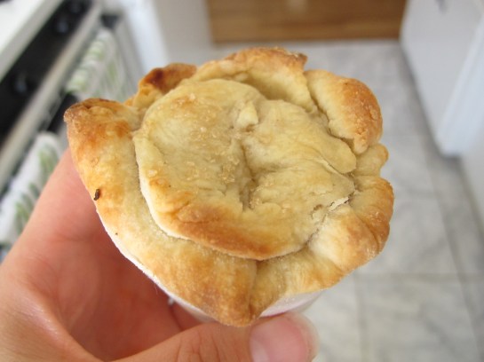 Made these cute little pie cupcakes.