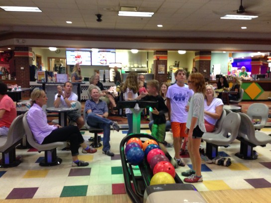 Bowling with the whole family
